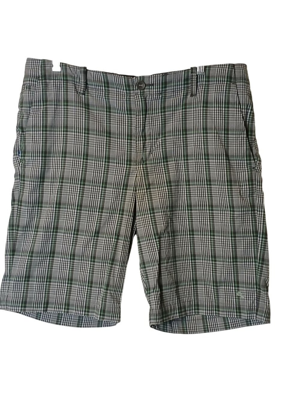 Tommy Bahama Mens Plaid Casual Shorts Size 35 Nylon & Spandex #I-10